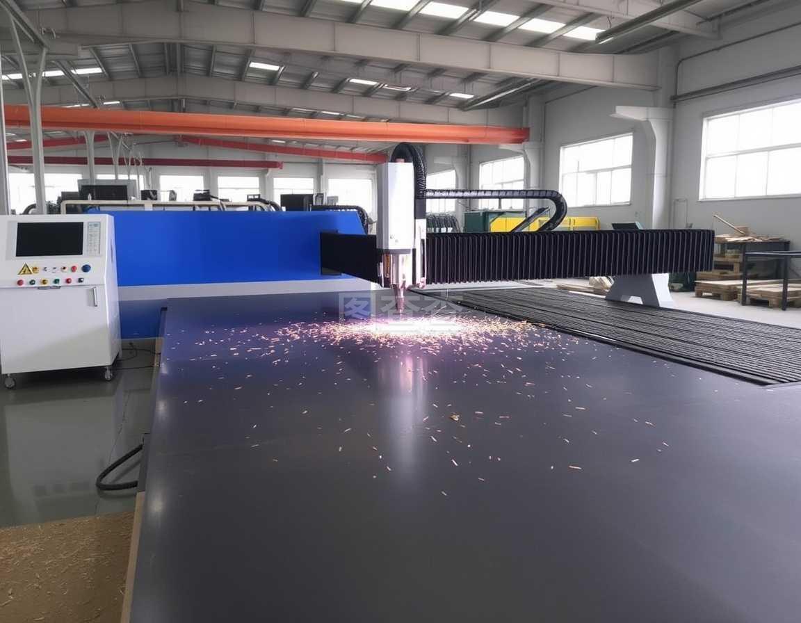 激光板金屬切割機切割工作